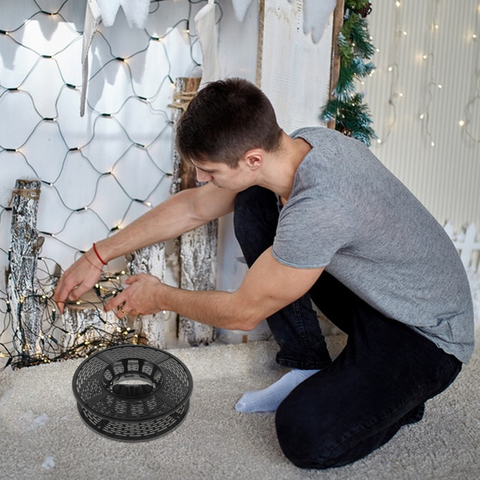 Christmas String Light Storage - Reel Handle ulasan dan harga