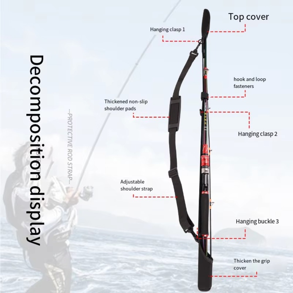 Adjustable Fishing Rod Storage - Reel Bag ulasan dan harga