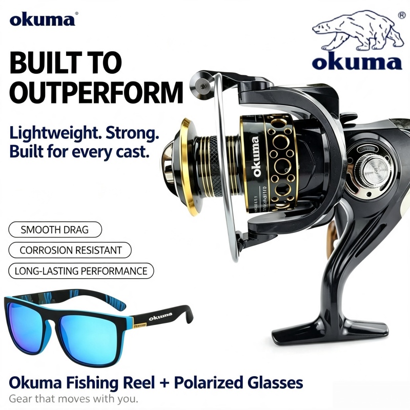 OKUMA-Spinning Reel, MetalUltr - Abu Garcia Reel Max ulasan dan harga